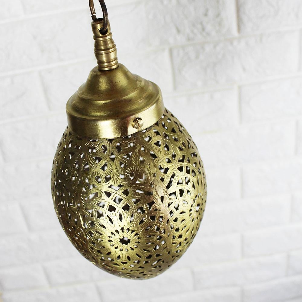 Moroccan copper pendant light