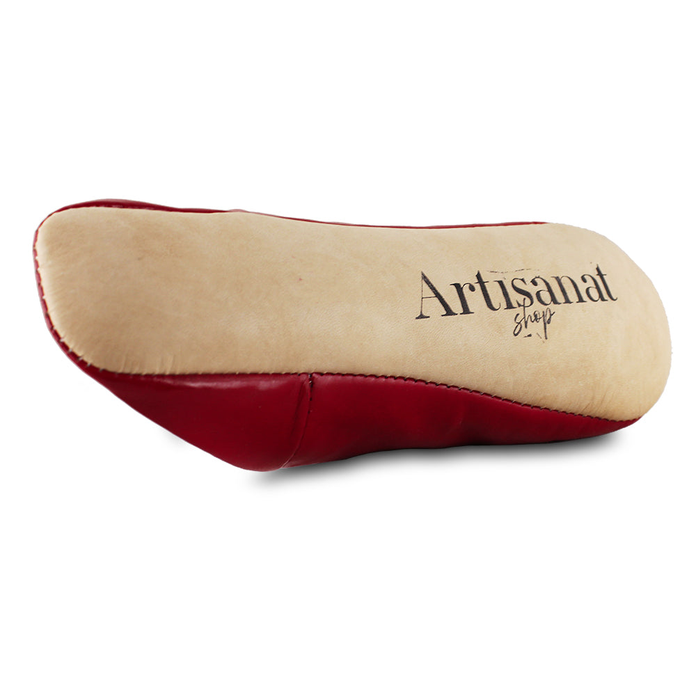 Red sequin slipper babouche