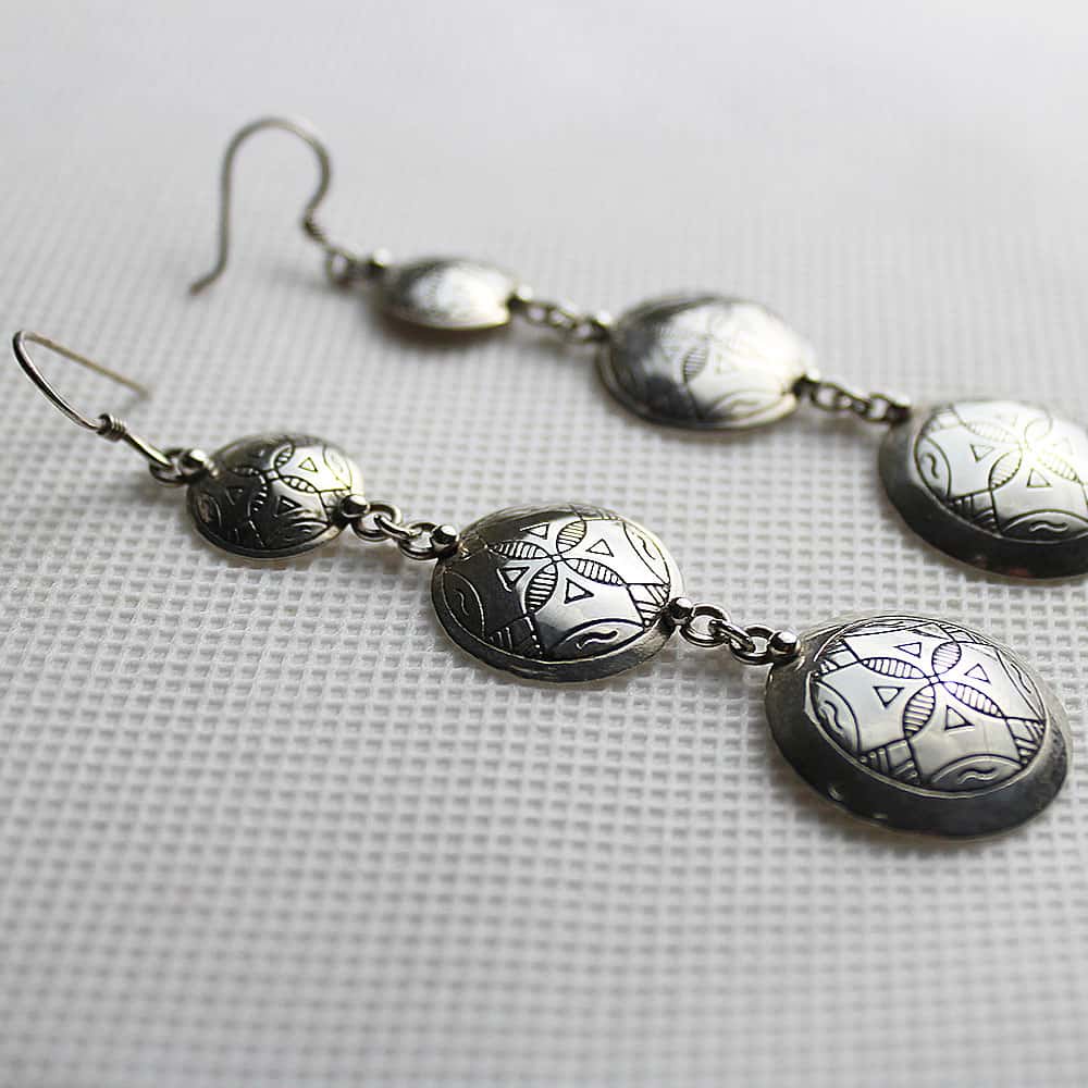 Berber earrings silver 800 Tiziri