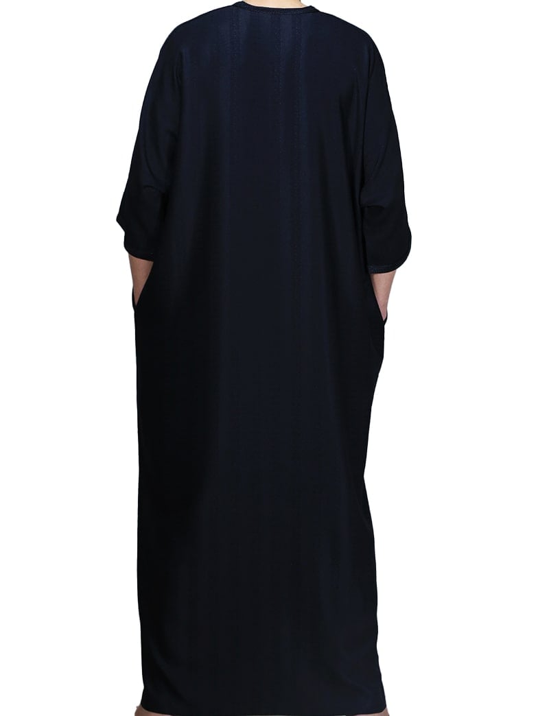 Gandoura Atlas black Medjoul