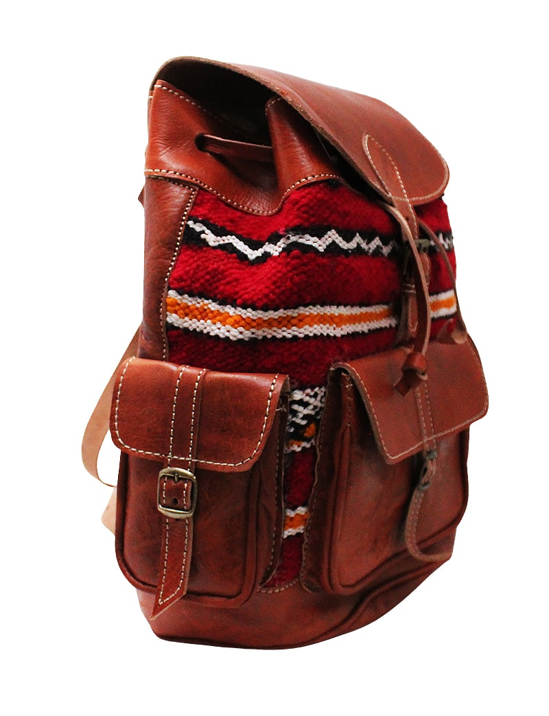 Zarbia leather backpack