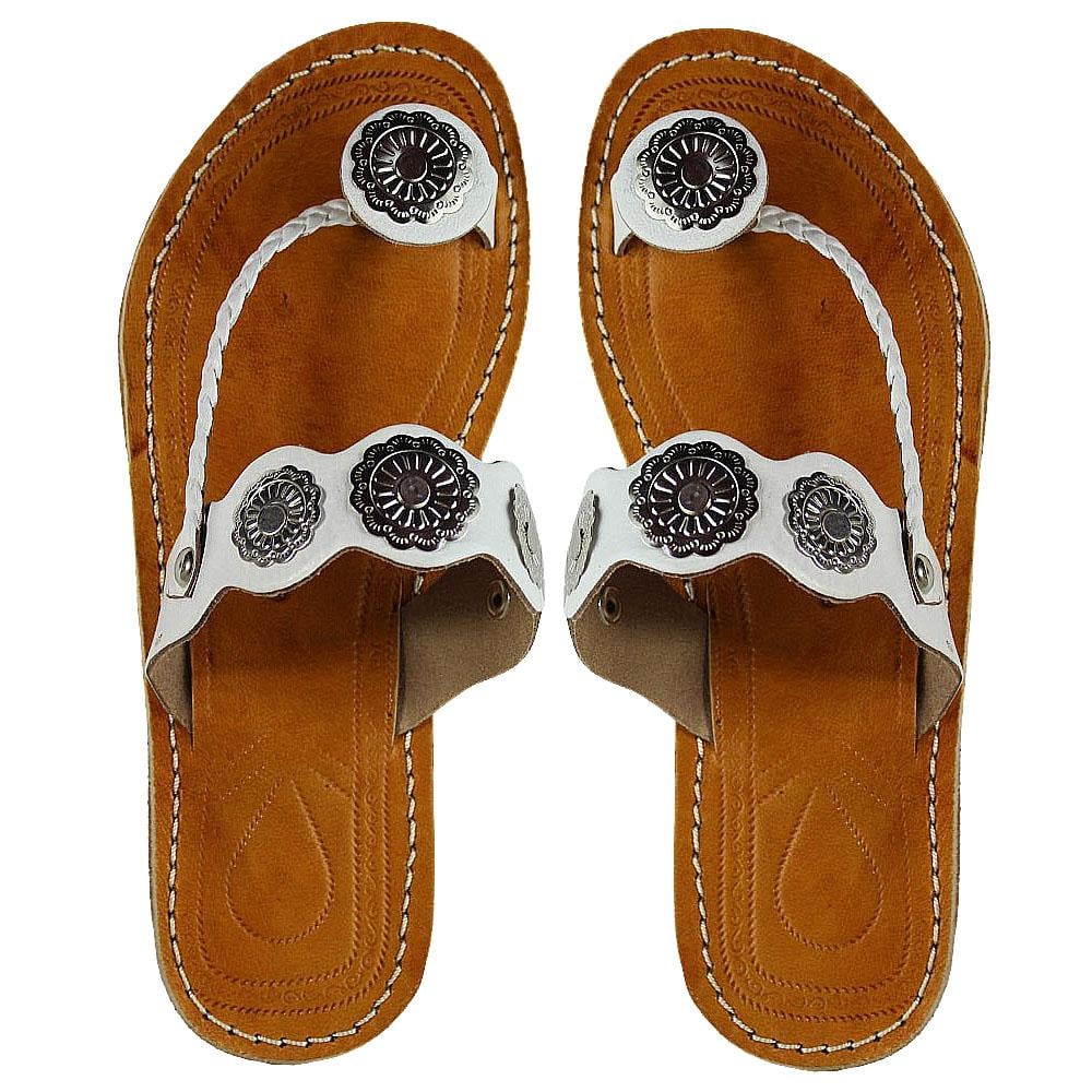 White fancy sandal