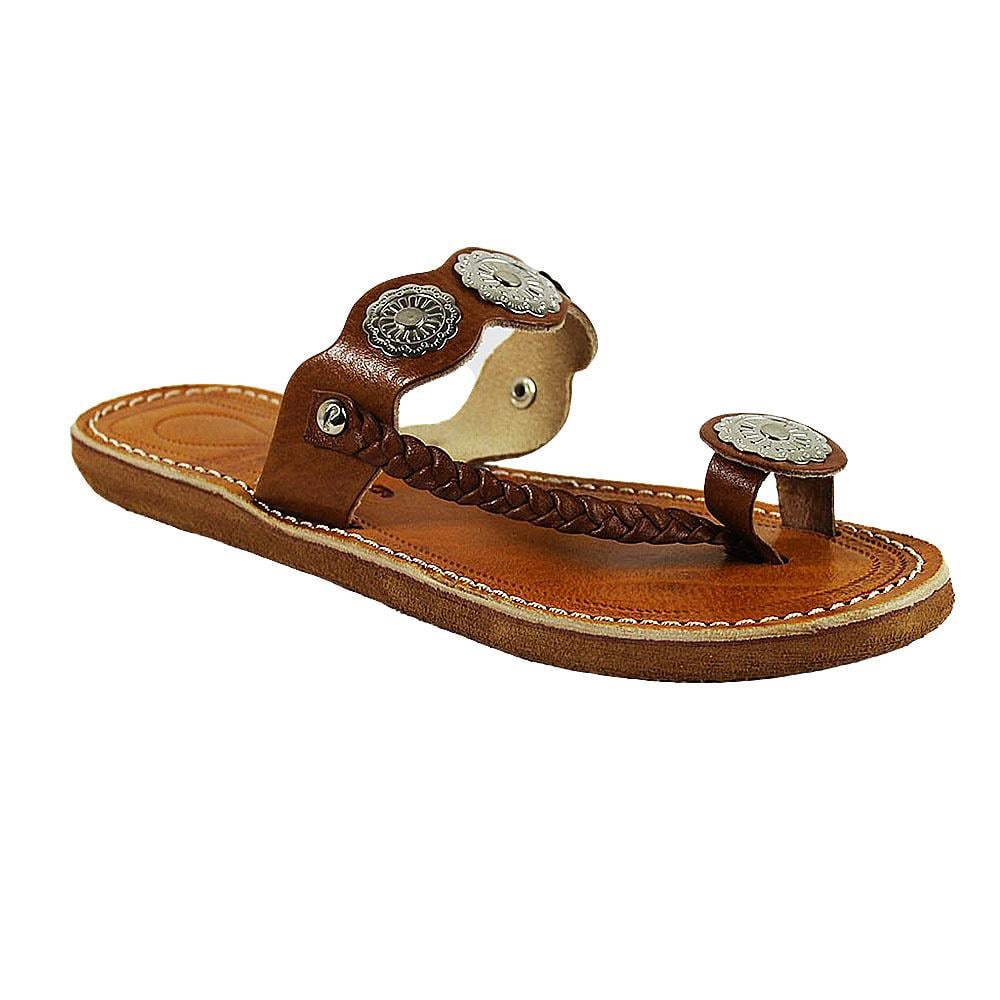 Brown leather fancy sandal