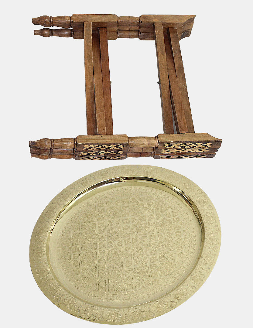 Moroccan pedestal table