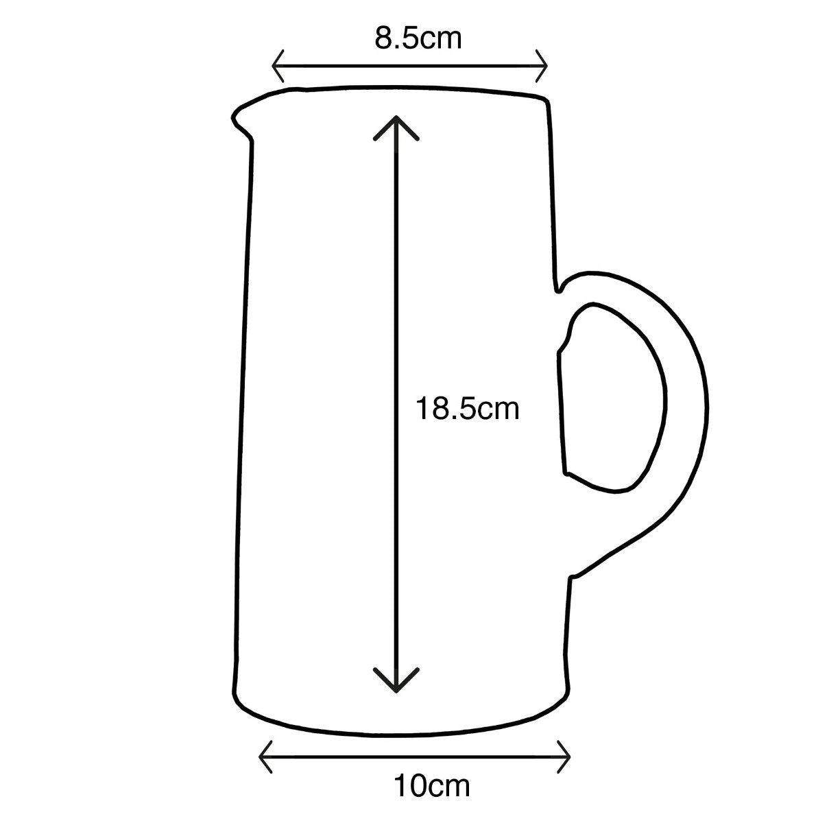 Transparent Beldi Glass Carafe