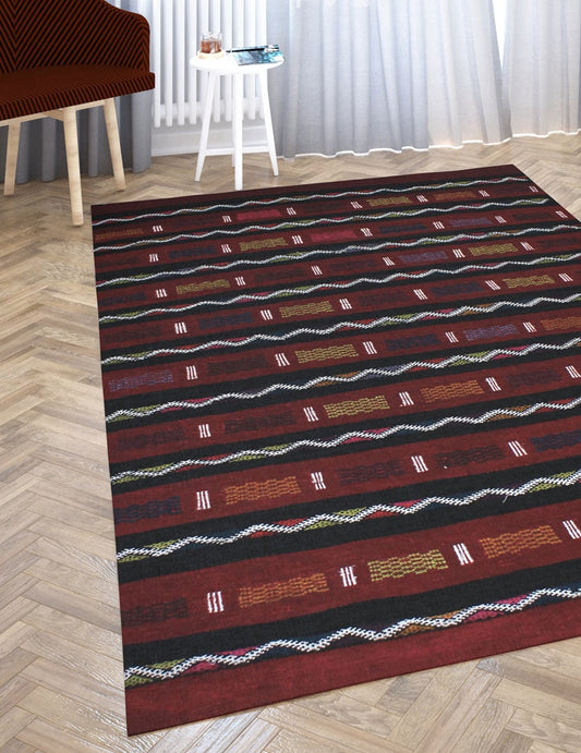 Berber Red Wool Rug Bejaâd