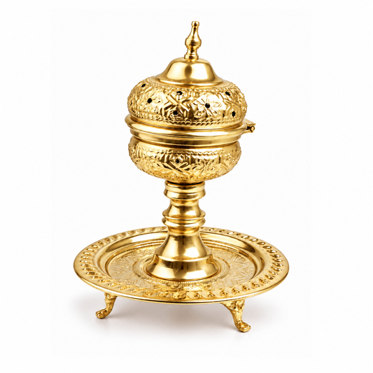 Copper incense burner