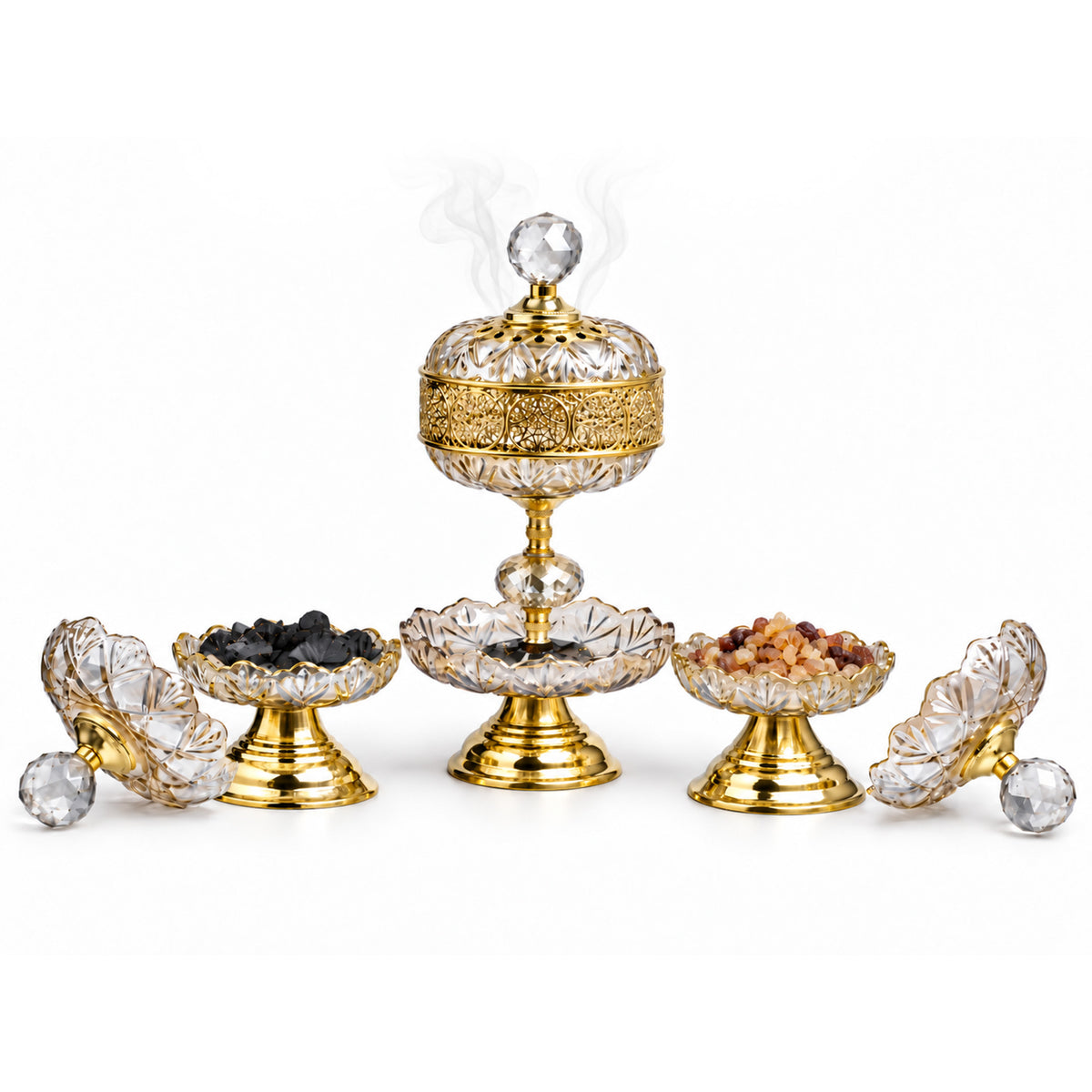 Incense burner &amp; containers set