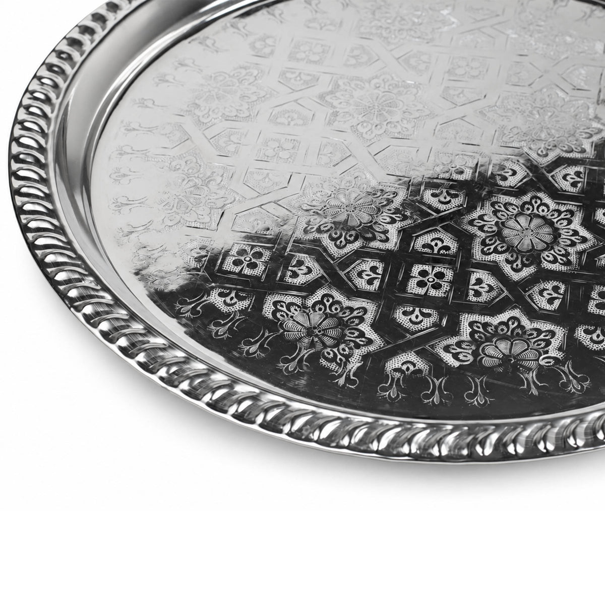Classic flat tea tray