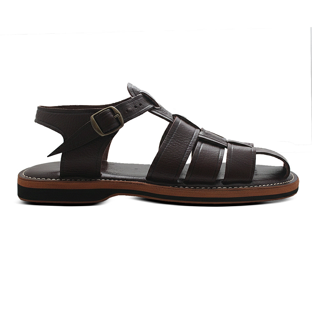 Quemado Sandal – Chocolate Brown