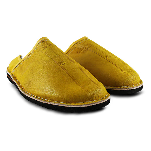 Berber babouche mule Yellow