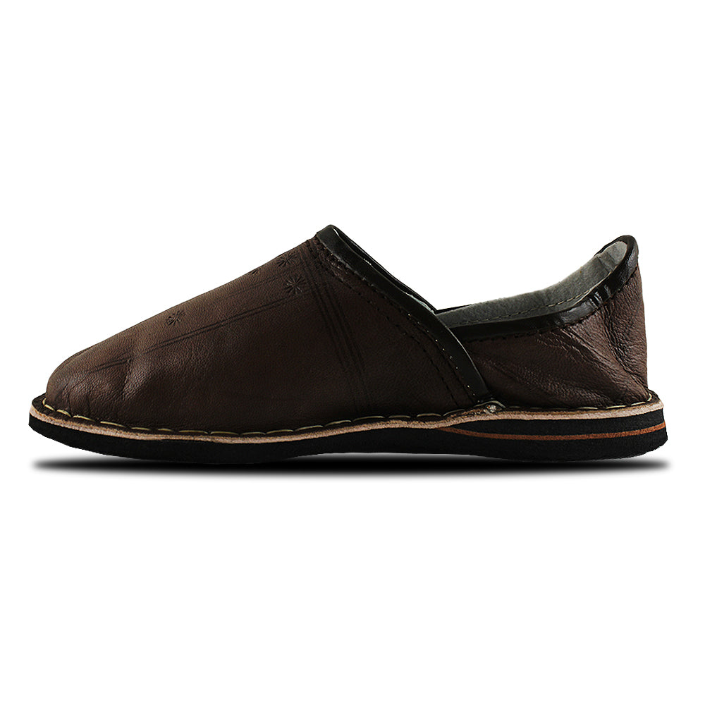 Berber Mule Black Chocolate Slipper