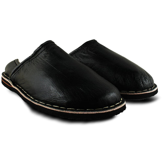 Berber Babouche Mule Black