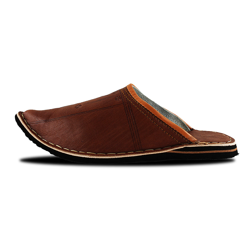 Aladin Brown Men's Slipper