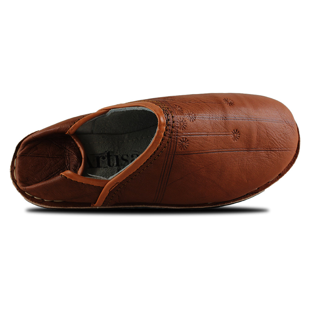 Berber babouche mule Brown