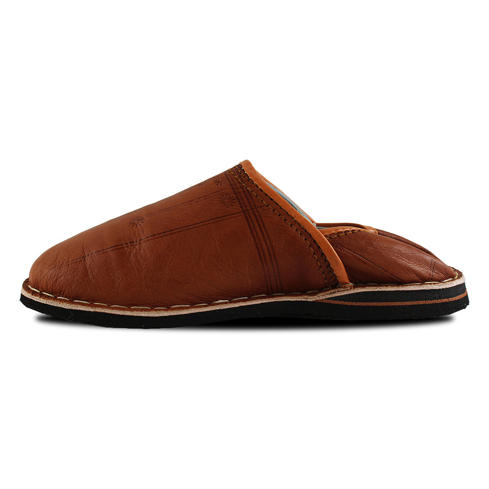 Berber babouche mule Brown