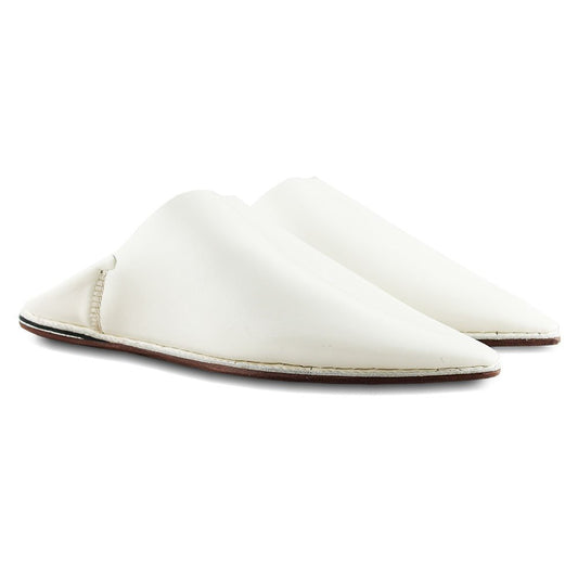 Royal White Ivory Babouche