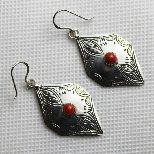 Berber earrings silver 800 Azougare