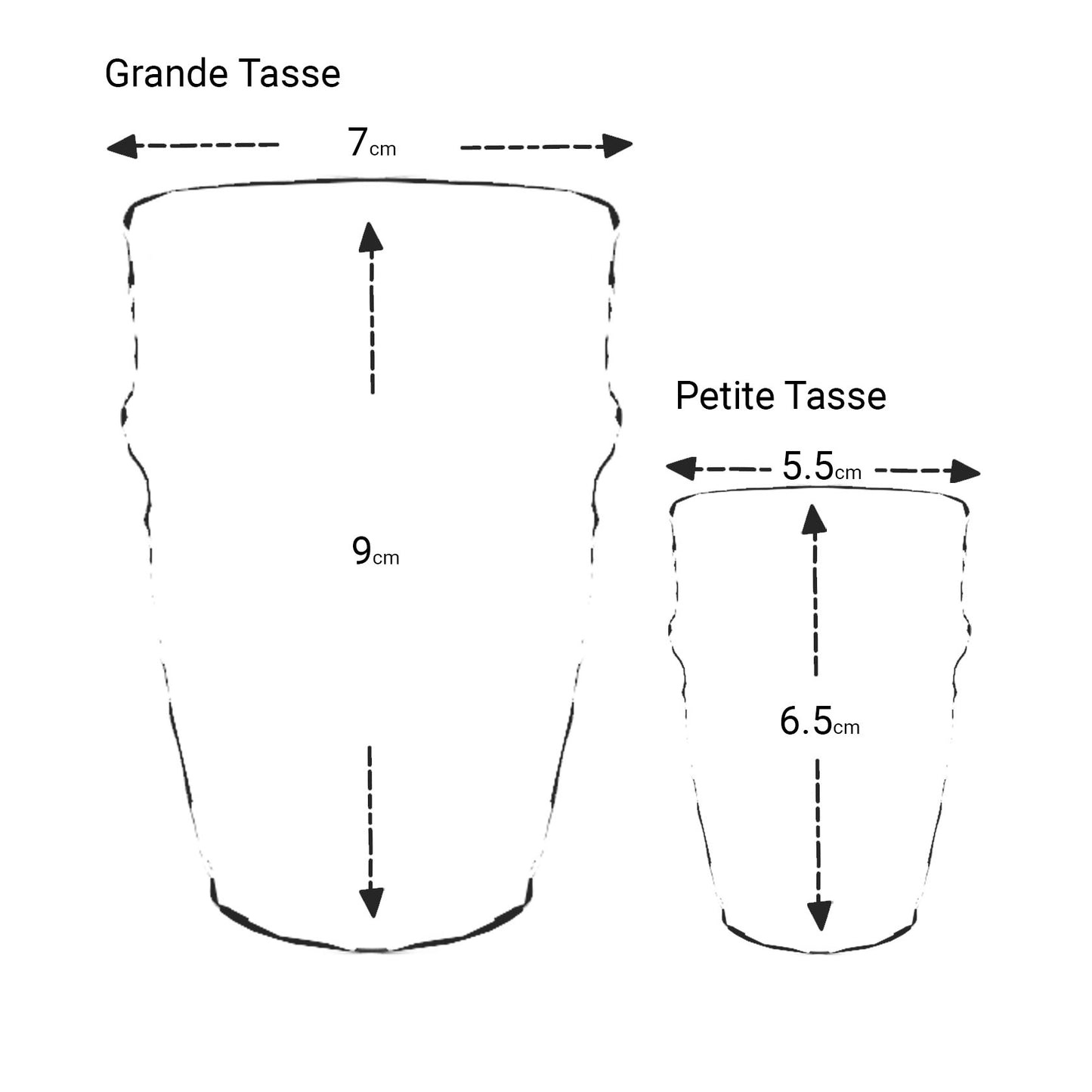 Tasse Gravée blanc