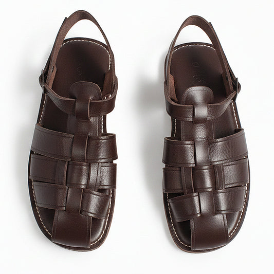 Quemado Sandal – Chocolate Brown