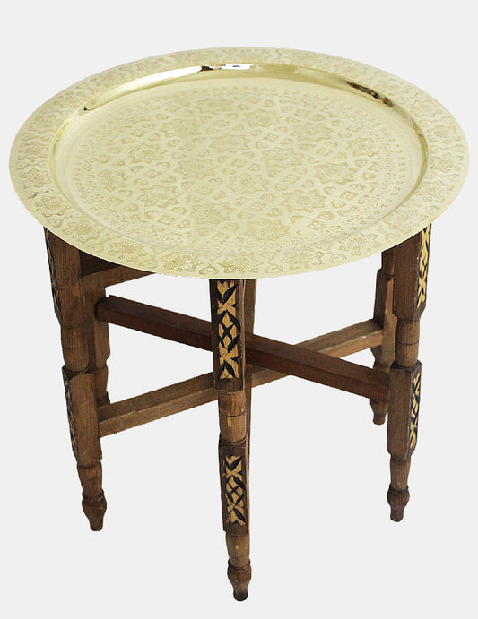 Moroccan pedestal table